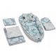  Set di 5 in 1 grande materasso a farfalla cocoon e coperta Minky