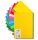  Carta colorata A4 Happy Color 200 fogli 80 g/m²