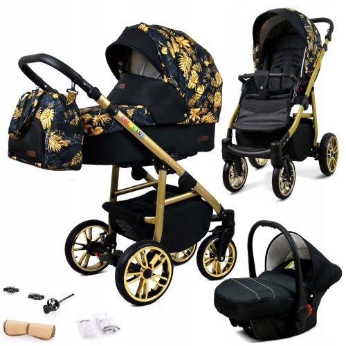  Passeggino BabyLux Color Lux Gold Jungle 3in1