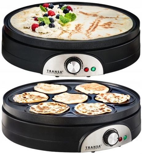  Macchina per pancake Transa Electronics DualPancake 1500 W nera