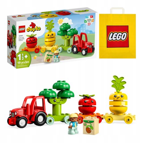  LEGO Duplo 10982 Trattore con frutta e verdura + sacchetto di carta VP LEGO 6315792 medio