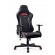  Sedia da gaming Diablo Chairs X-ST4RTER Tessuto nero, nero e rosso