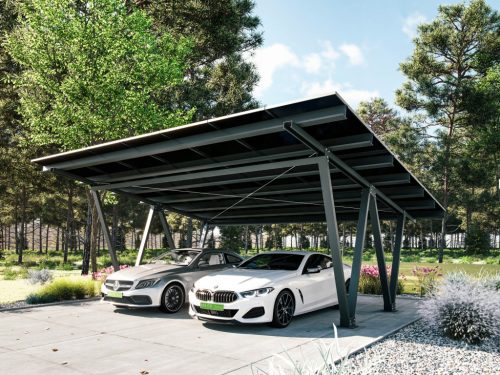  Pensilina fotovoltaica CarPort, design AtaCo10KW