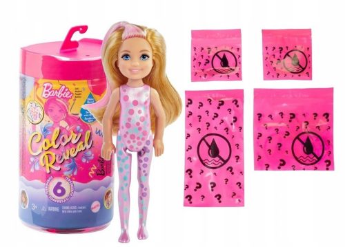  Bambola Mattel Barbie Color Reveal Chelsea GTT26 GWC62