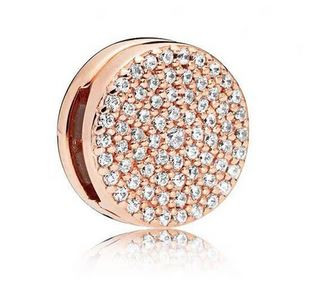  Charms REFLEXIONS cerchio rose gold con zirconi