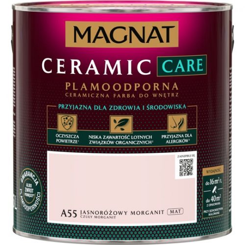 Pittura murale ceramica Magnat 2,5 l A55 Sensitive Morganite opaca