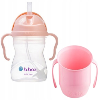  Doidy Cup 3m+ rosa 000104 + B.Box Gelato Tutti Frutti bottiglia 0,24 l rosa