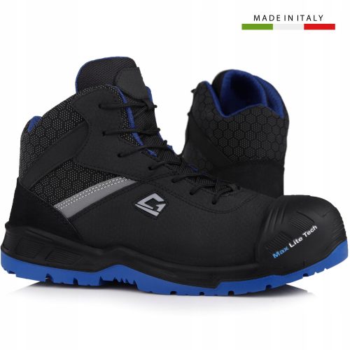 Scarpe da lavoro Garsport, stivali alti, Work Trappers Safety System Max LIte Tech, taglia 44