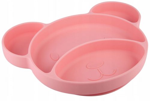  Piatto Canpol, silicone rosa