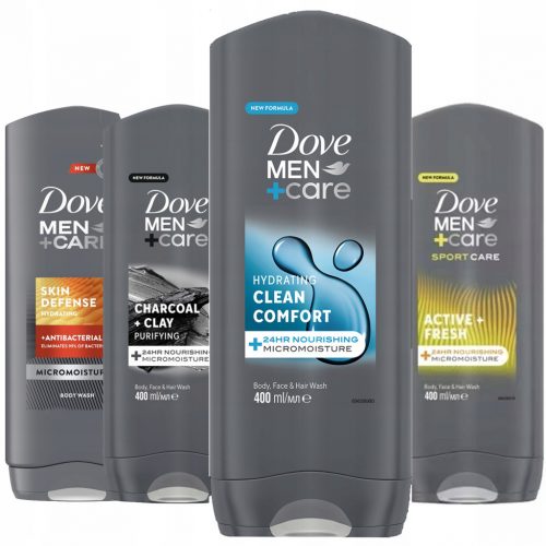  Dove Men Care Gel Doccia MIX SET 4 x 400 ml