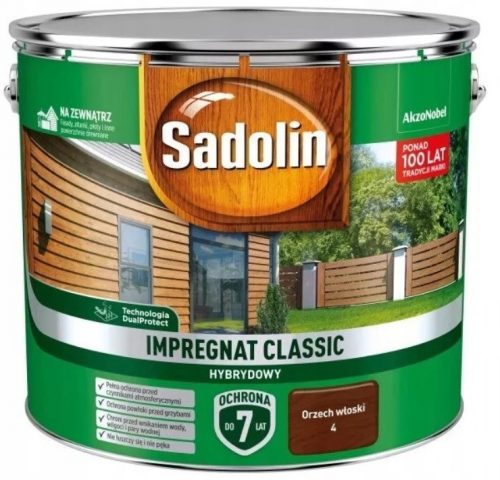 Impregnante per legno Sadolin Noce 4 9 l