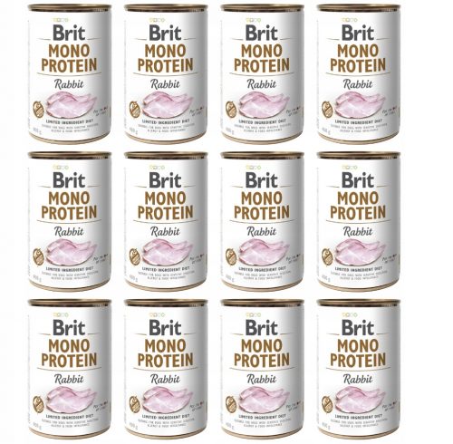  Brit Mono Protein coniglio umido per cani 400 g