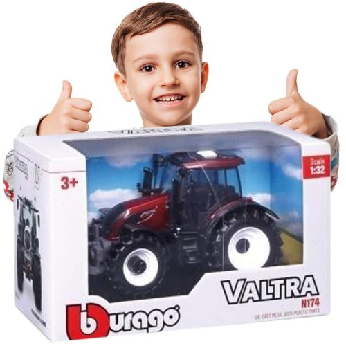 BBURAGO Fattoria Giocattolo Valtra N174 Rosso 1:32 GIOCATTOLI