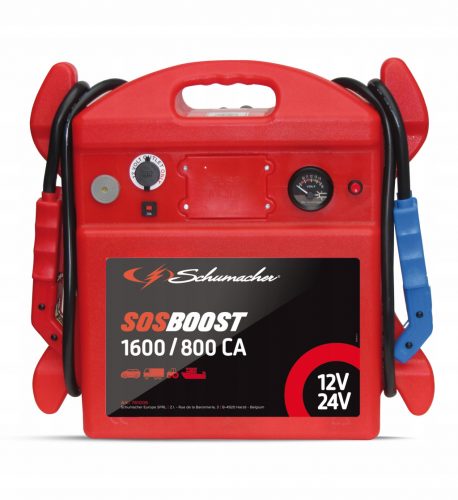  AVVIATORE BOOSTER 1600/800 12/24V AVVIAMENTO DI MACCHINE CAMION PROFESSIONALI