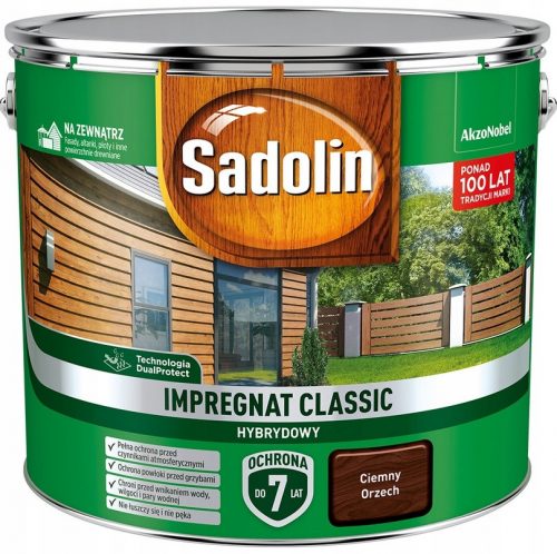 Sadolin Impregnante per Legno Noce Scuro 9 l