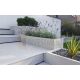  Fioriera da giardino per terrazza in cemento SLABB 124x40x70