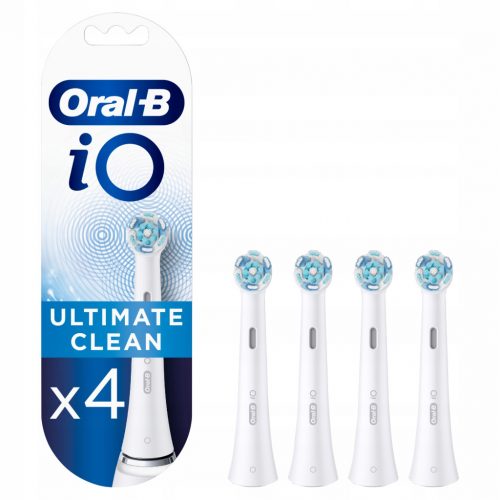  Punta Oral-B iO Ultimate Clean, nera, 4 pezzi