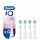  Oral-B iO Gentle Care Nero Testine per spazzolino elettrico, 4 pezzi