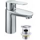 Rubinetto lavabo da terra Grohe Start Edge, cromo