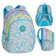  Zaino scolastico multiscomparto CoolPack Sfumature di blu, Sfumature di rosa, Multicolor 21 l