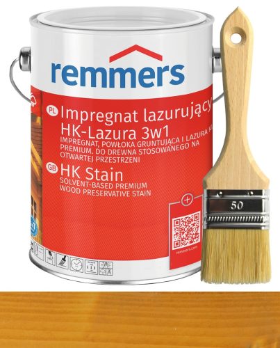 Impregnante per legno Remmers HK-Lasur 5 L ROVERE CHIARO