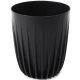  Vaso da fiori Lamela 39 cm x 39 x 46,3 cm diametro 39 cm plastica nera