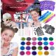  TATUAGGI GLITTER PER BAMBINI, PENNE, SET GRANDE