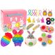  Easter Fidget Toys Pop It Set 25 pezzi