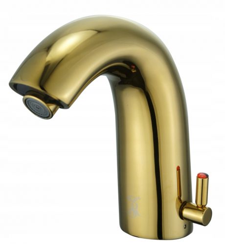 Rubinetto per lavabo da terra Royal Sanitary JS-SR025G oro