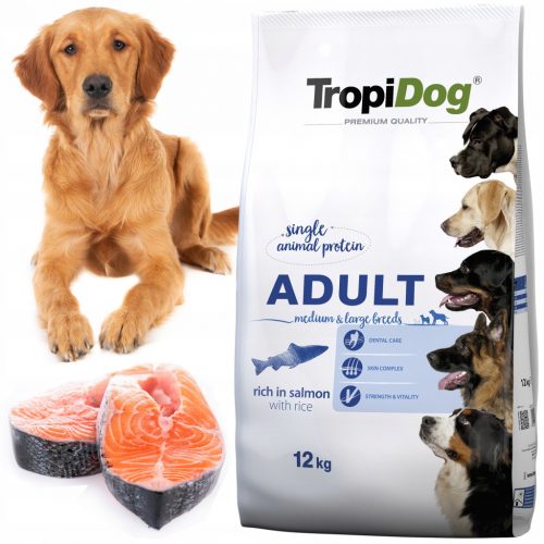  TropiDog cibo secco salmone 12 kg