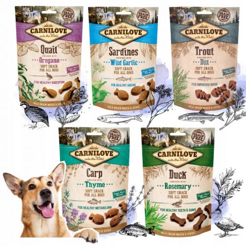  Carnilove Snack Mix snack per cani 5 x 200 g