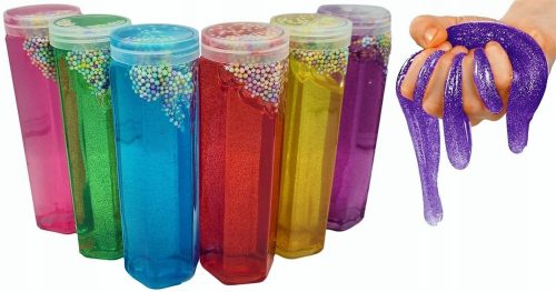  SFERE GRANDI SLIME GLUT GLITTER MULTICOLORE