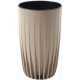 Vaso da giardino - Vaso da fiori Lamela 25 cm x 25 x 42 cm diametro 25 cm tonalità plastica marrone e beige