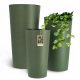  Vaso da fiori Kadax 30 cm x 30 x 57,5 cm diametro 30 cm plastica tonalità verde