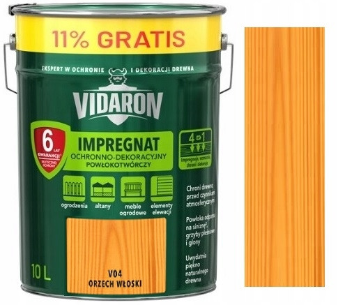 VIDARON Impregnante Noce V04 10L