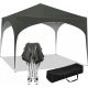  PADIGLIONE GIARDINO UV 50+ Pop-Up PE grigio 3x3x2,5