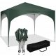  PADIGLIONE GIARDINO UV 50+ Pop-Up PE verde 3x3x2,5