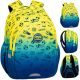  Zaino scolastico multiscomparto CoolPack Sfumature di blu, Sfumature di giallo e oro 21 l