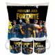  SET DI TAZZE CON CUSCINO FORTNITE regalo + NOME