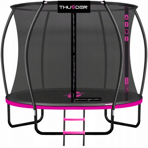  Trampolino da GIARDINO THUNDER INSIDE ULTRA 8FT ROSA