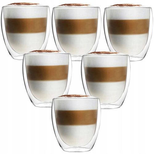 MG Home Bicchieri da caffè e tè 250 ml 6 pz.