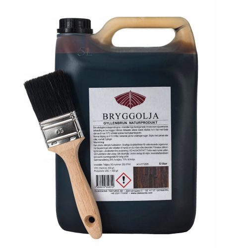 Olio di catrame svedese per legno Bryggolja 5 l