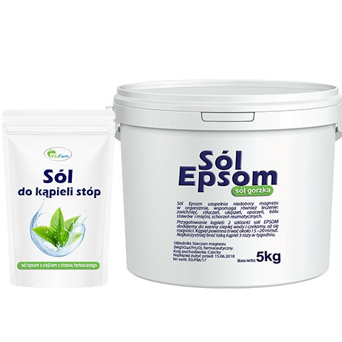  SALE EPSOM 5KG + SALE EPSOM CON OLIO DI TÈ