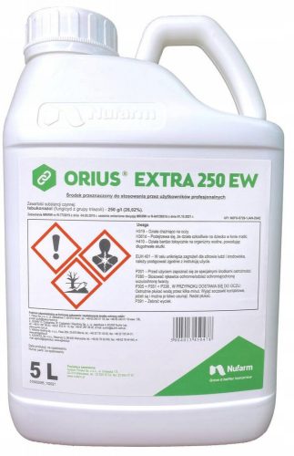 Orius Extra 250 EW 5L condimento per cereali tebuconazolo