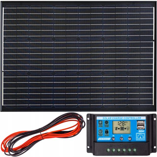 PANNELLO SOLARE BATTERIA SOLARE 50W REGOLATORE 12V