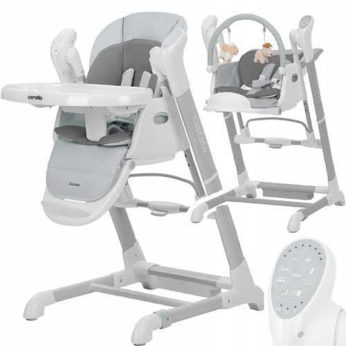  Seggiolone pappa Carello 100 x 57 x 97 cm + Septona Baby Dermasoft Family Salviette umidificate Camomilla 1 x 12 pz.