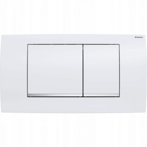 Pulsante scarico WC Geberit Twinline 30 bianco