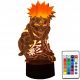  LAMPADA LED 3D NARUTO Uzumaki ANIME MANGA NINJA USB