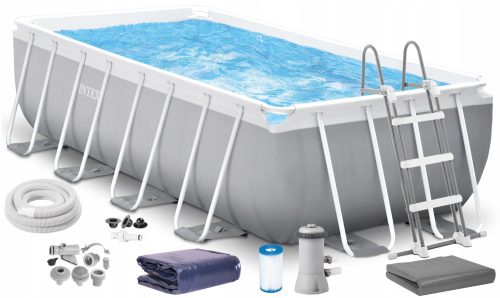 Piscina da giardino - Piscina Intex con cornice rettangolare 488 x 244 cm