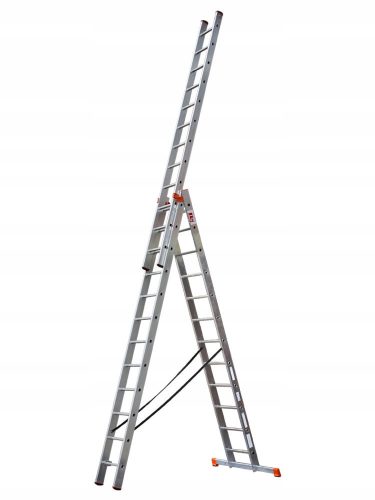 Scala STRUKTURO 9,25 m alluminio 3 x 36 fino a 150 kg